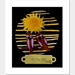 XIX The Sun Tarot card Posters and Art